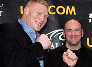 Brock Lesnar, Dana White