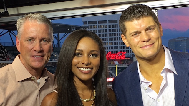 CODY-Brandi with Fox TV broadcast team 5