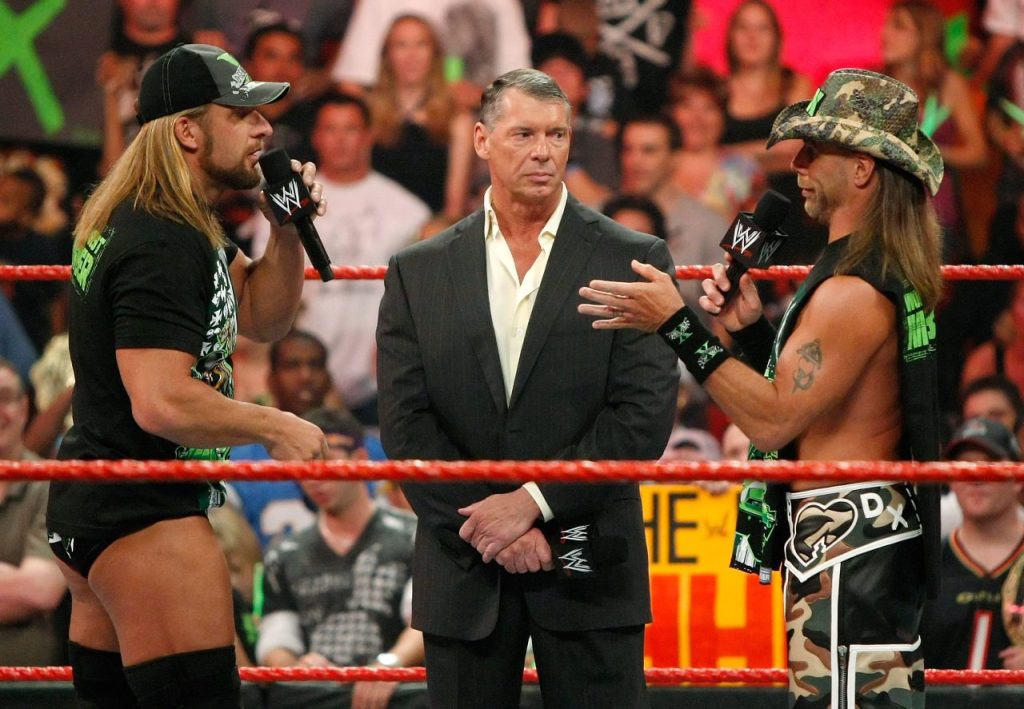 Shawn Michaels Triple H Vince McMahon