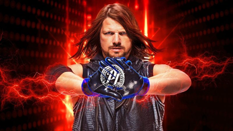 AJ Styles WWE 2K19 cover