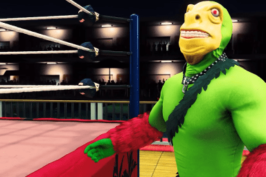 WWE 2K20 Southpaw Regional Wrestling Sea Creature