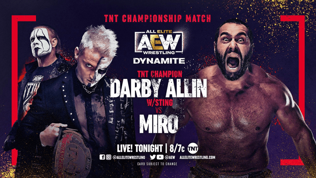 AEW Dynamite Darby Allin Miro