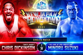 NJPW Strong Showdown Minoru Suzuki Chris Dickinson