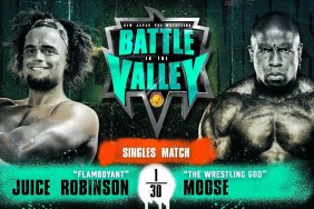 Moose Juice Robinson NJPW Battle in the Valley