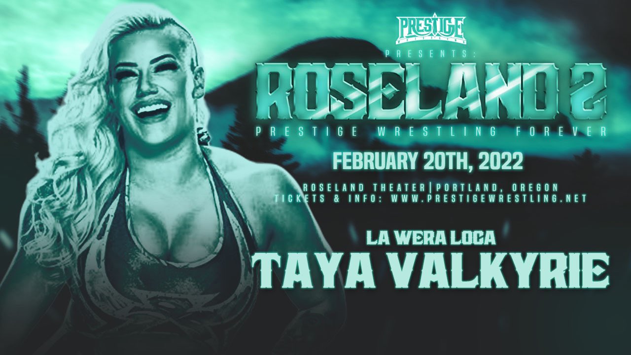 Taya Valkyrie Prestige Wrestling