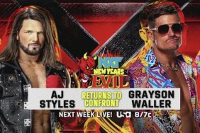 AJ Styles Grayson Waller WWE NXT