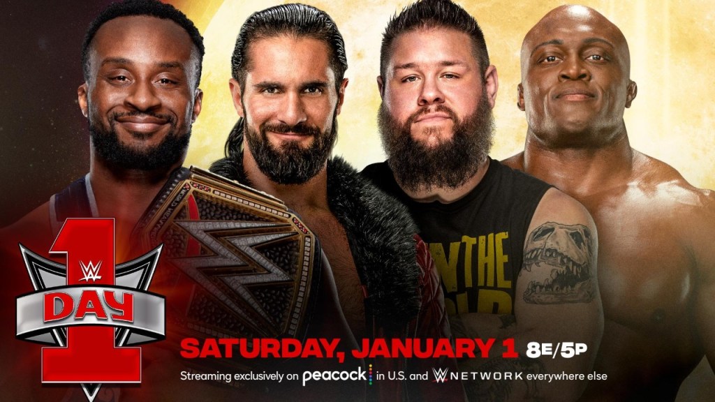 WWE Day 1 Big E Bobby Lashley Kevin Owens Seth Rollins