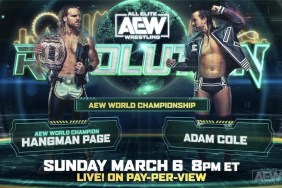 AEW Revolution Hangman Page Adam Cole