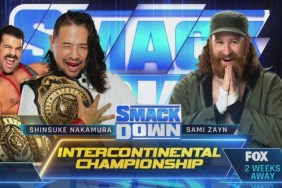 WWE SmackDown Shinsuke Nakamura Sami Zayn