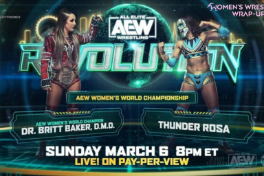 AEW Revolution Britt Baker Thunder Rosa