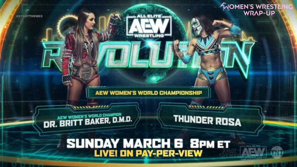 AEW Revolution Britt Baker Thunder Rosa