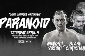 GCW Paranoid Minoru Suzuki Blake Christian