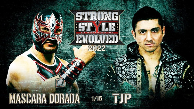 NJPW STRONG Mascara Dorada TJP