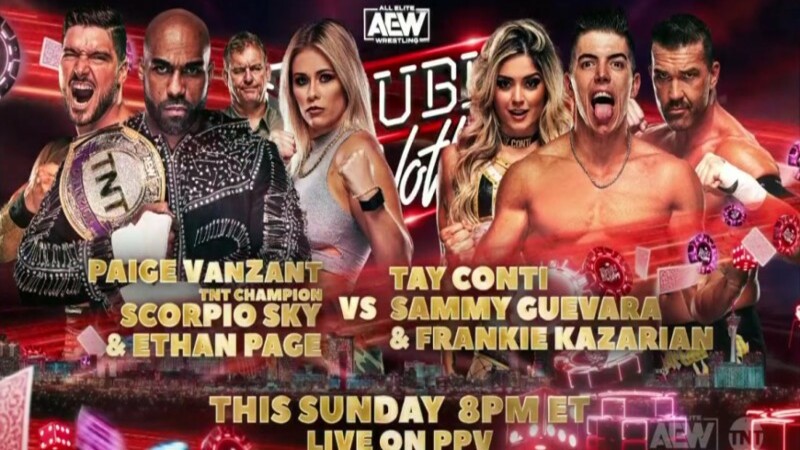 AEW Double or Nothing Tay Conti Scorpio Sky Paige VanZant Scorpio Sky