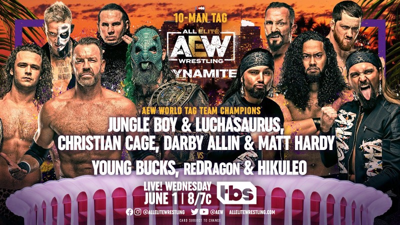 AEW Dynamite Jurassic Express Young Bucks Darby Allin Hikuleo