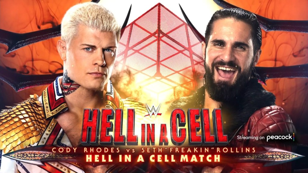 Cody Rhodes Seth Rollins WWE Hell in a Cell