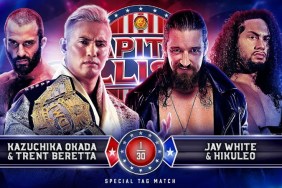 NJPW Capital Collision Kazuchika Okada Jay White Trent Beretta Hikuleo