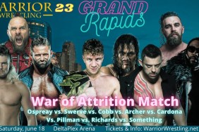 Warrior Wrestling 23 Will Ospreay Matt Cardona Jeff Cobb Swerve Strickland