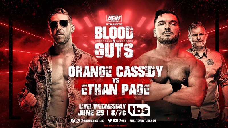 Orange Cassidy Ethan Page AEW Dynamite Blood And Guts