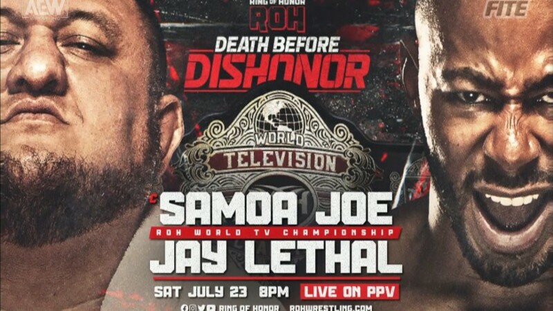 Samoa Joe Jay Lethal ROH Death Before Dishonor