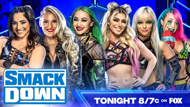 WWE SmackDown Alexa Bliss Asuka Lacey Evans Liv Morgan