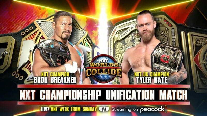 Bron Breakker Tyler Bate WWE NXT Worlds Collide