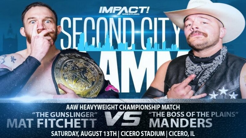 IMPACT Wrestling Second City Slamm AAW Title Mat Fitchett Manders