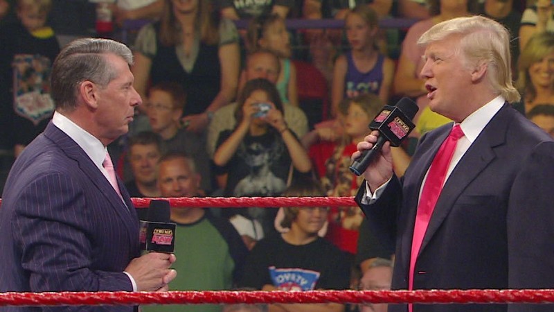 Vince McMahon Donald Trump WWE