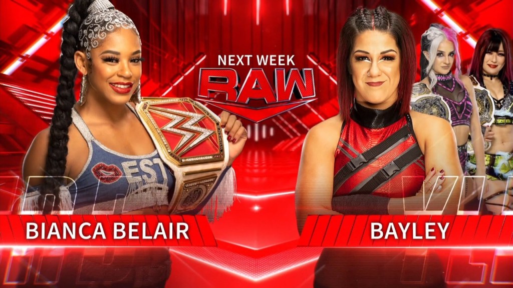 Bianca Belair Bayley WWE RAW