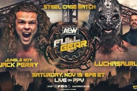 AEW Full Gear 2022 Jungle Boy Luchasaurus