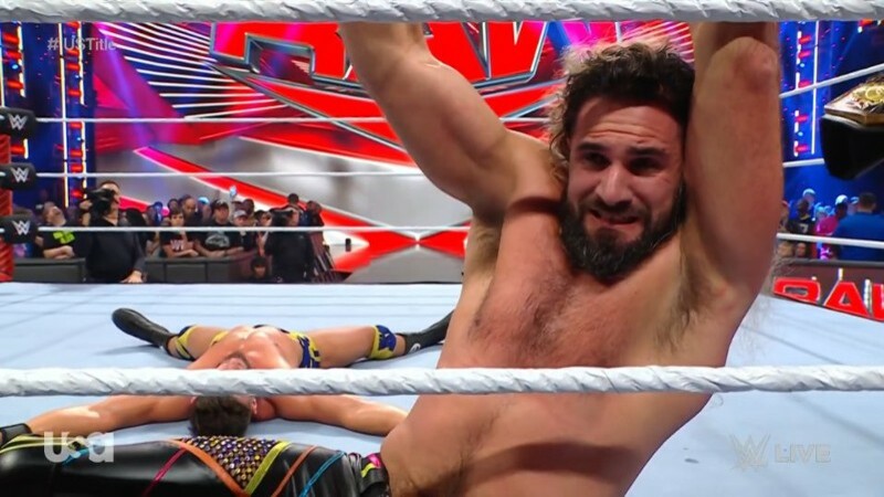 Seth Rollins Austin Theory WWE Raw