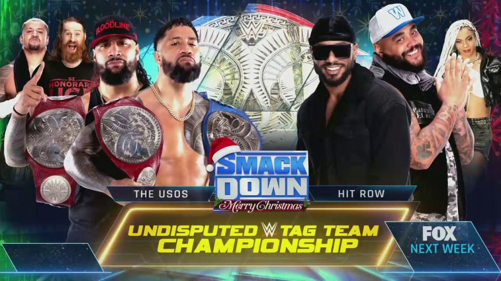 Usos Hit Row WWE SmackDown