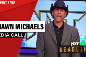 shawn michaels nxt deadline media call