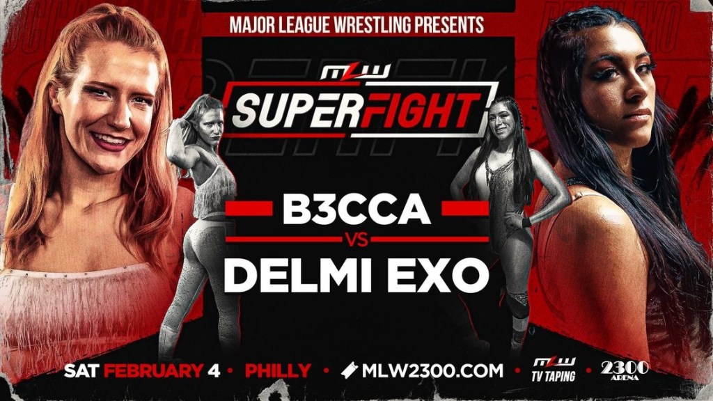 B3CCA vs. Delmi Exo this Saturday in Philly at MLW SuperFight