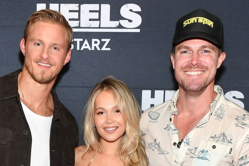 Stephen Amell, Alexander Ludwig, Kelli Berglund Heels