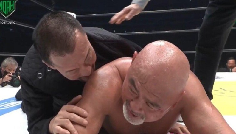 Keiji Muto Retirement Show Masahuro Chono