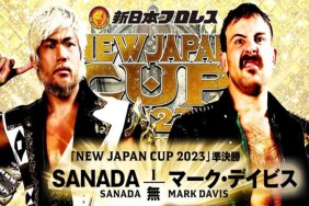 NJPW New Japan Cup Sanada Mark Davis