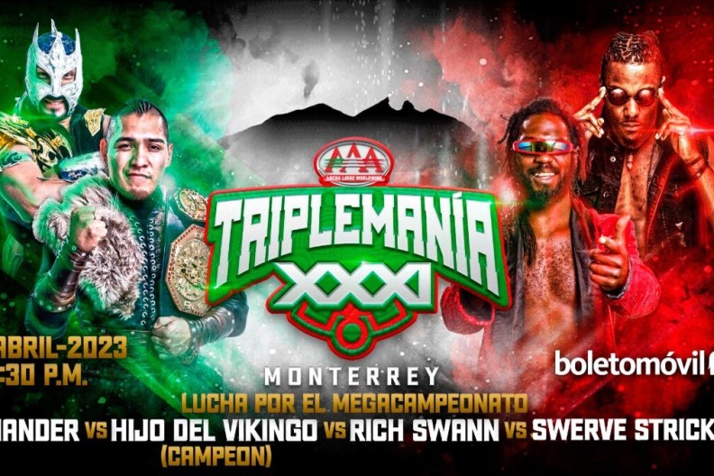 AAA TripleMania XXXI Vikingo Swerve Strickland