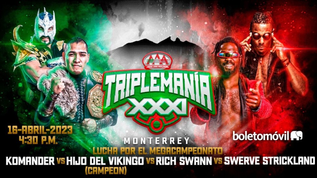 AAA TripleMania XXXI Vikingo Swerve Strickland