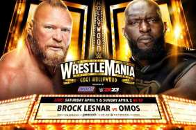 Brock Lesnar Omos WWE WrestleMania 39