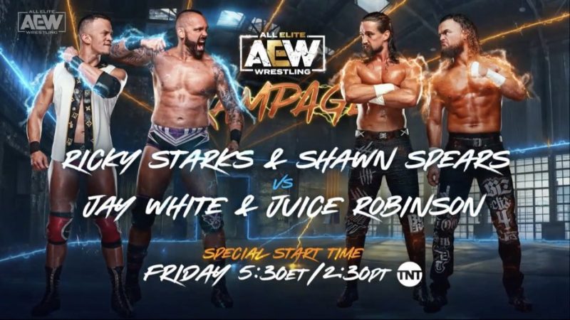 AEW Rampage tag match 4-28-23