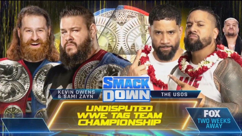 The Usos Kevin Owens Sami Zayn WWE SmackDown