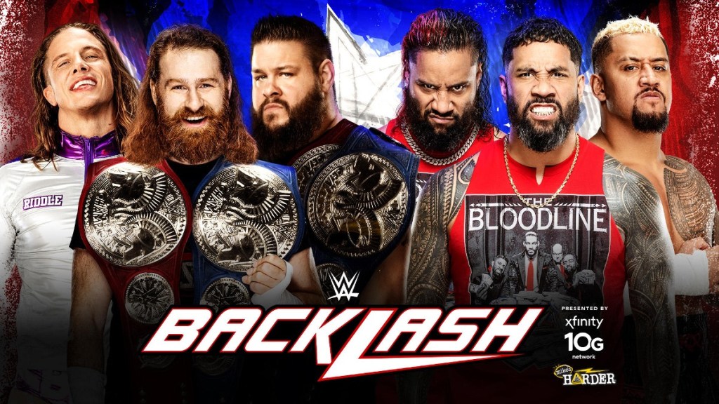 WWE Backlash The Usos Solo Sikoa Sami Zayn Kevin Owens Matt Riddle