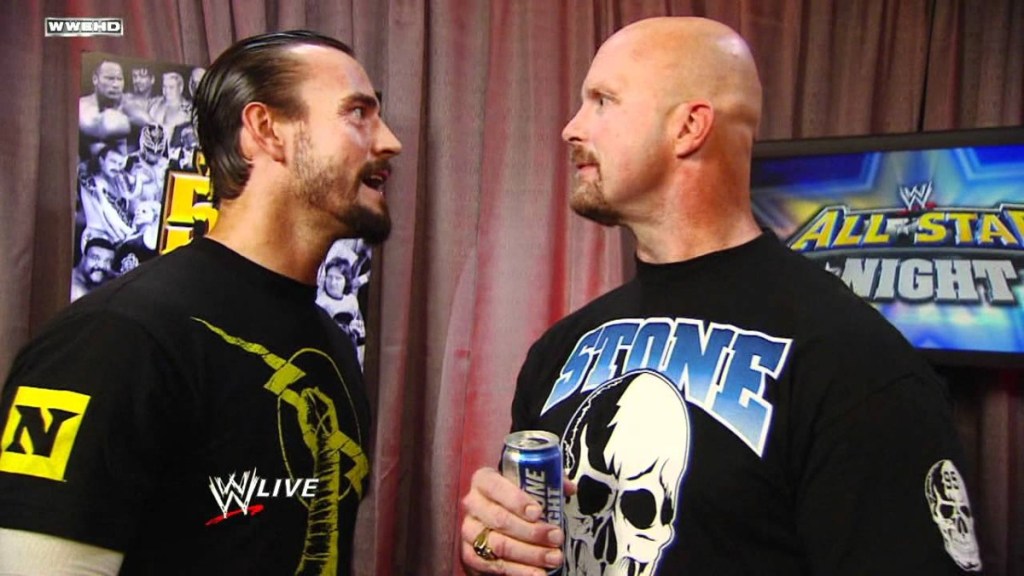 CM Punk Steve Austin WWE