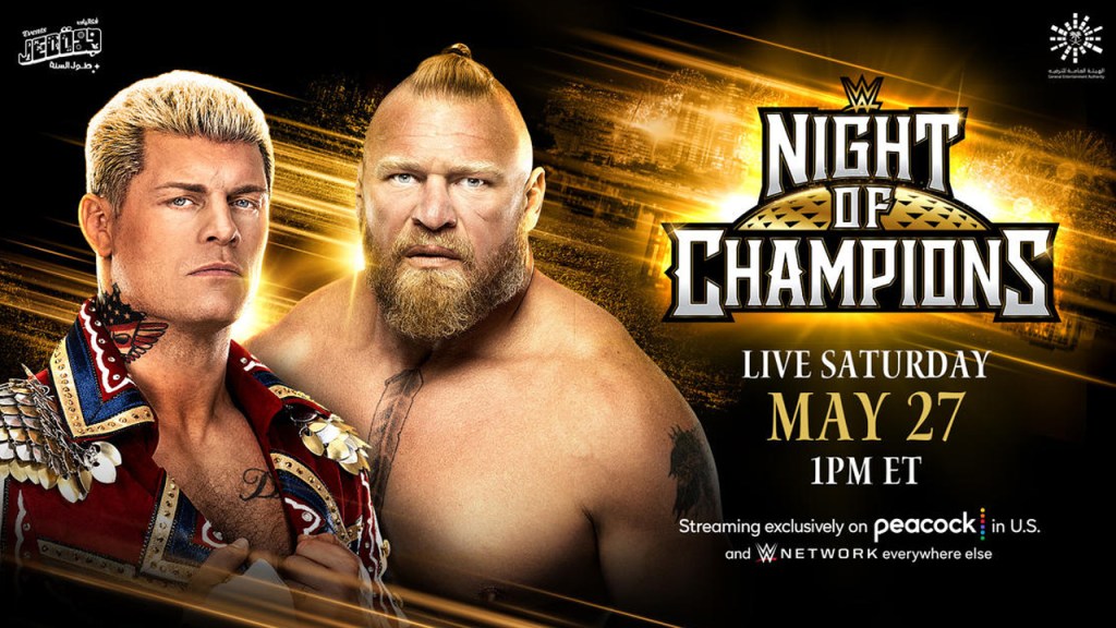 wwe night of champions cody rhodes brock lesnar