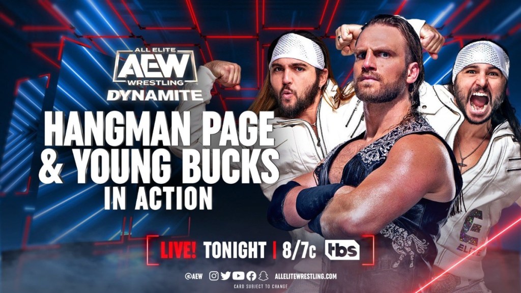 Hangman Page Young Bucks AEW Dynamite