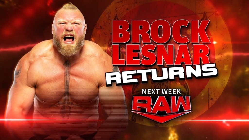 Brock Lesnar WWE RAW