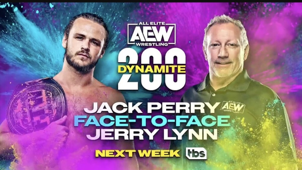 Jack Perry Jerry Lynn Face-To-Face AEW Dynamite