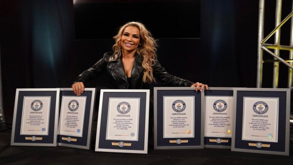 Natalya WWE Guinness Book of World Records