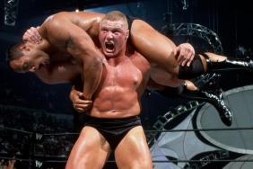 The Rock Brock Lesnar WWE SummerSlam